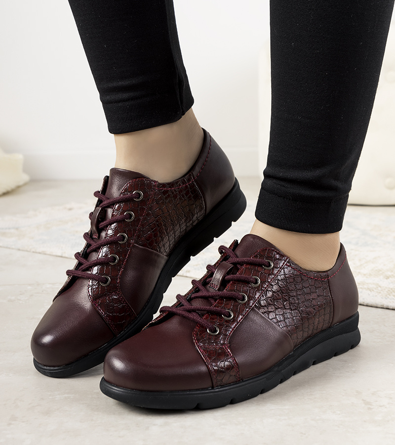 Maroon sale brogues womens