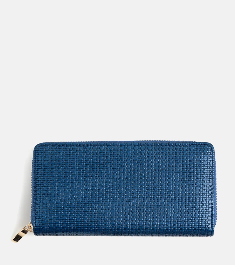 Hers Klasyczny niebieski portfel