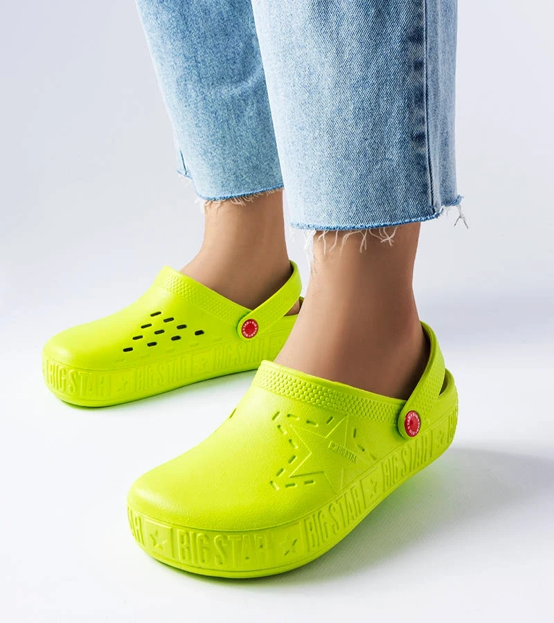 Zielone klapki Big Star II275006