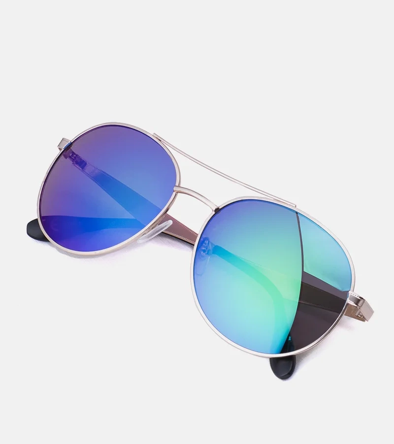 Zielone okulary przeciwsłoneczne