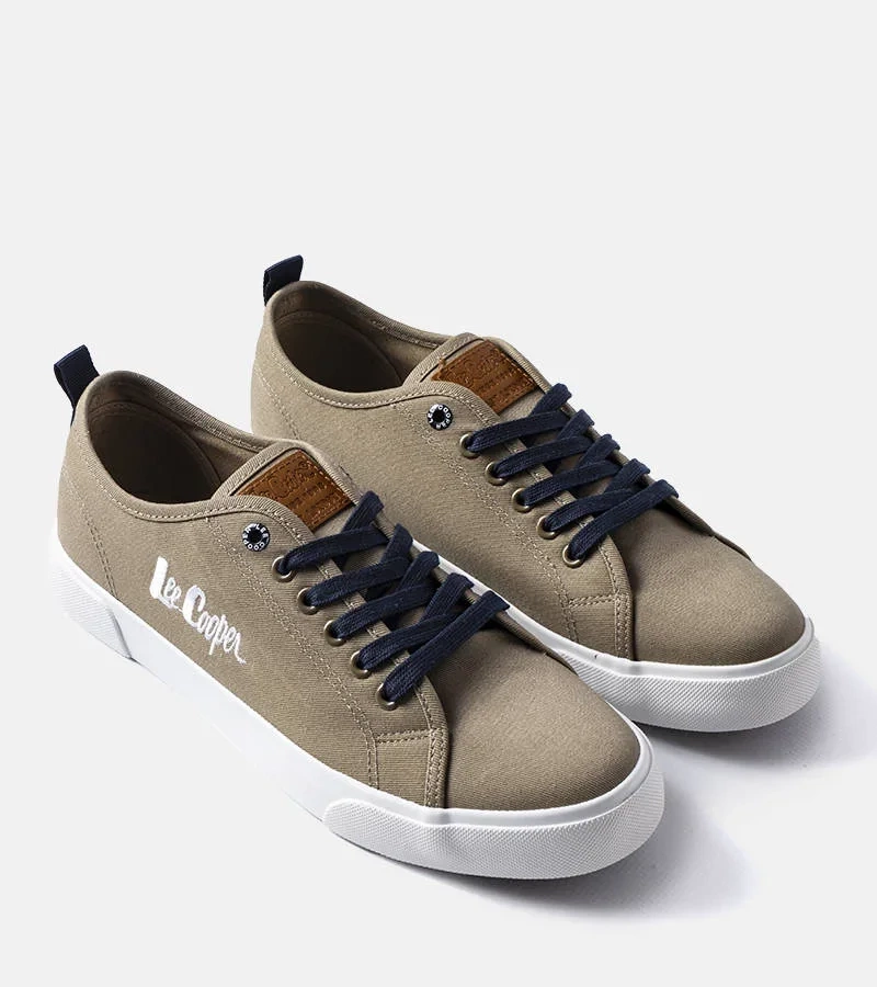 Brązowe tenisówki męskie Lee Cooper LCW-23-31-1819M