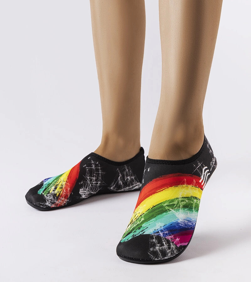 Niebeskie buty do wody z palcami Mors