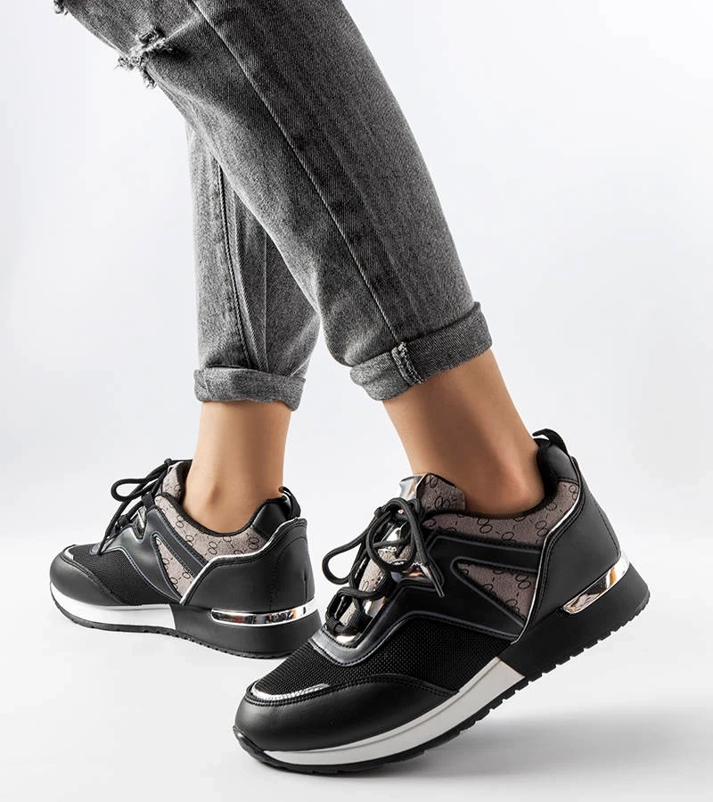 Czarne sneakersy