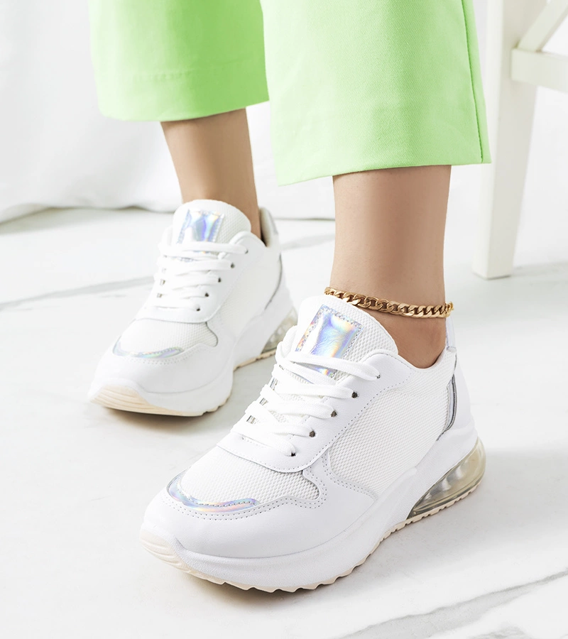 Białe sneakersy damskie