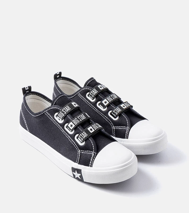 Czarne trampki dziecięce Big Star LL374006