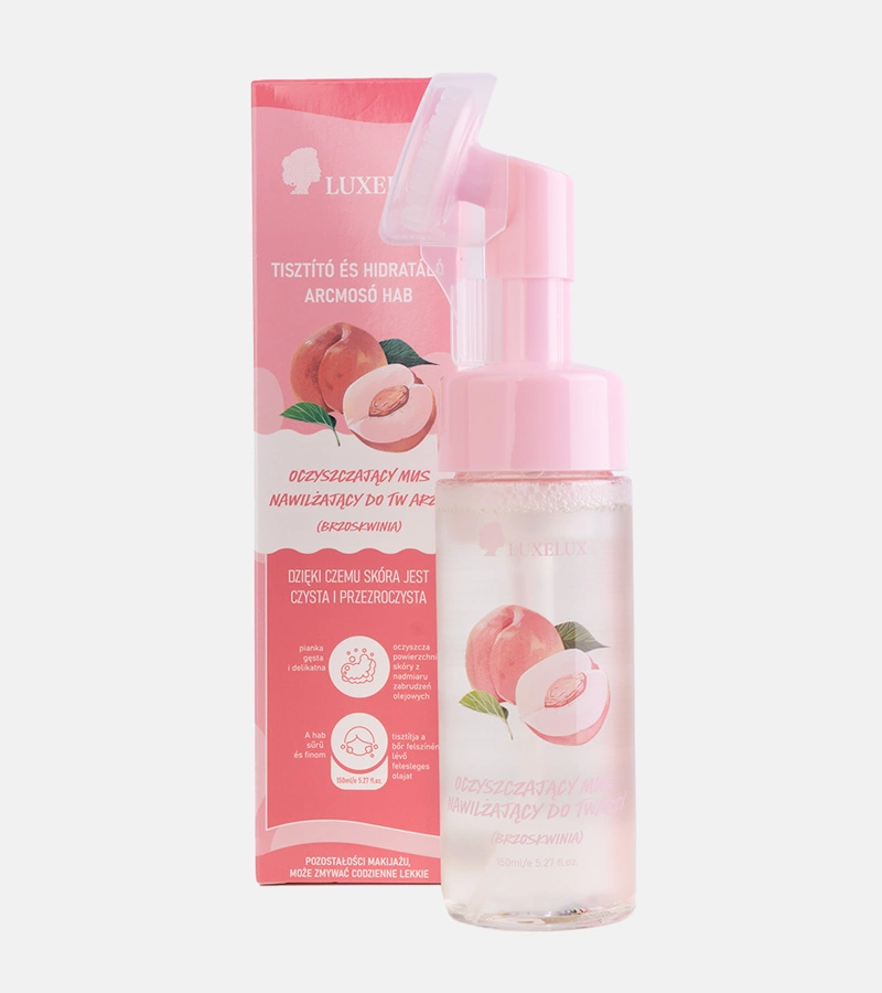 Oczyszczająco-nawilżający mus do twarzy Luxelux