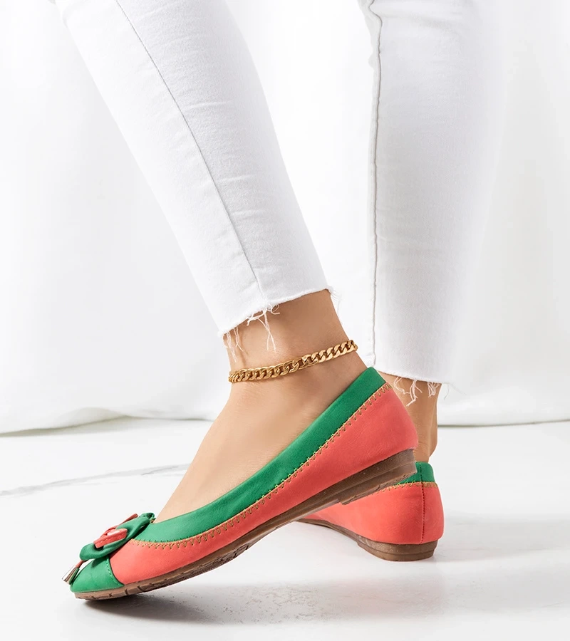 Baleriny z kokardką