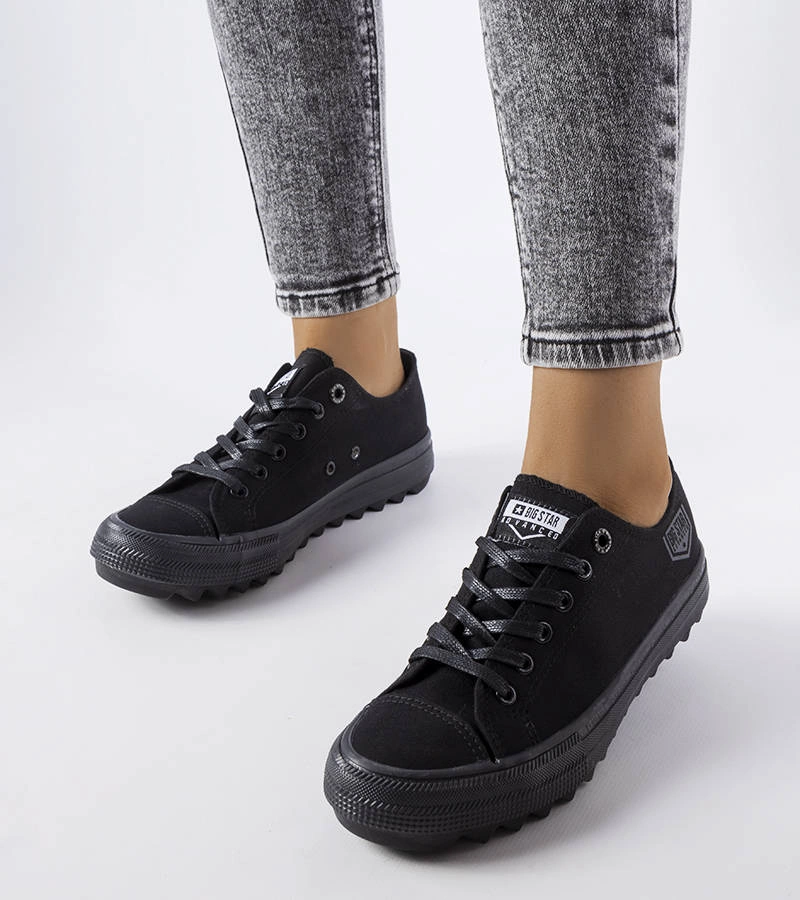 Czarne trampki Big Star FF274248