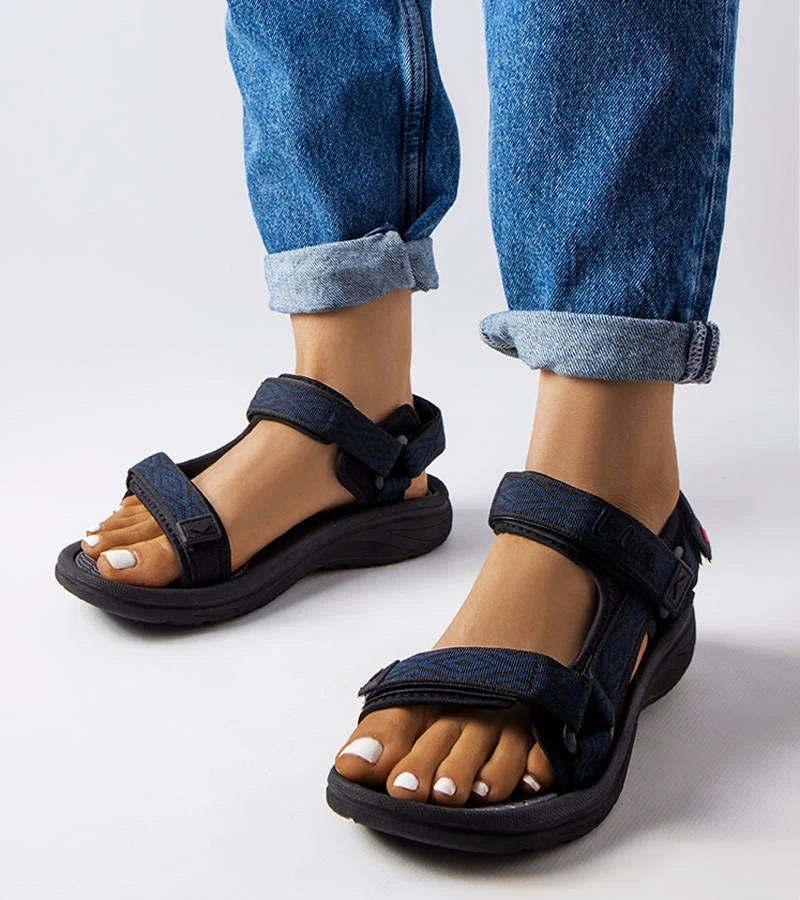 Czarne sandały Lee Cooper LCW-23-34-1685L