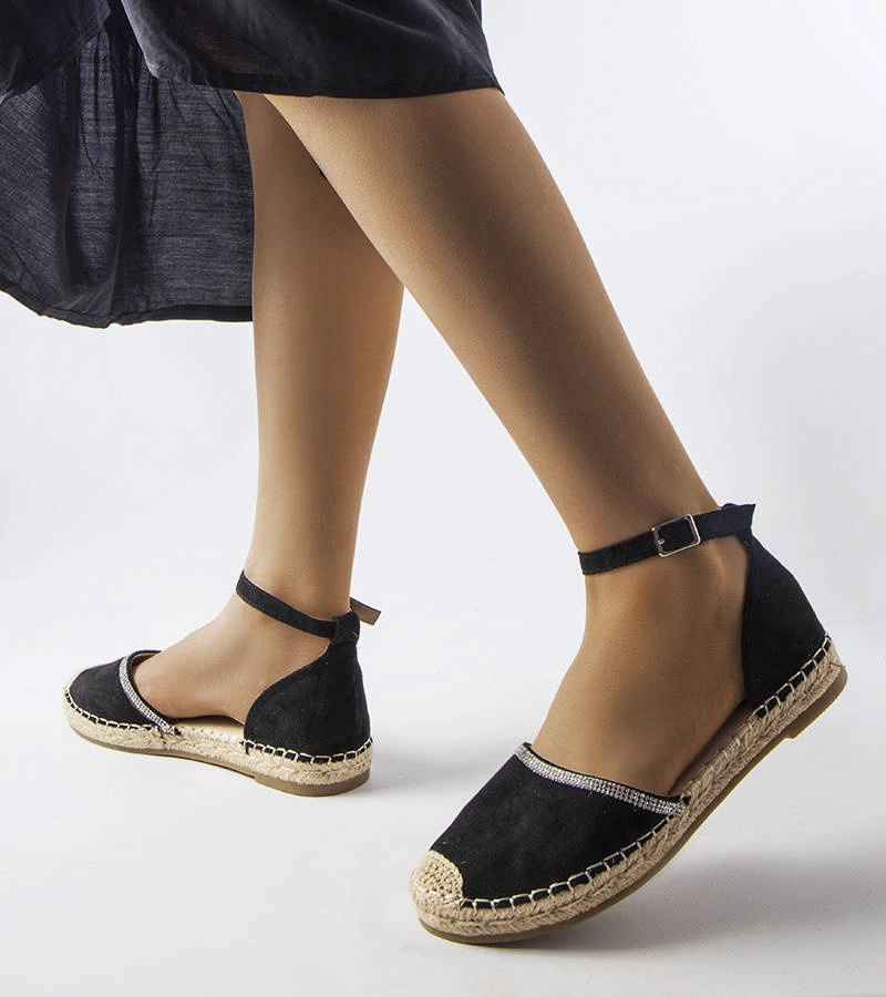 Czarne espadryle