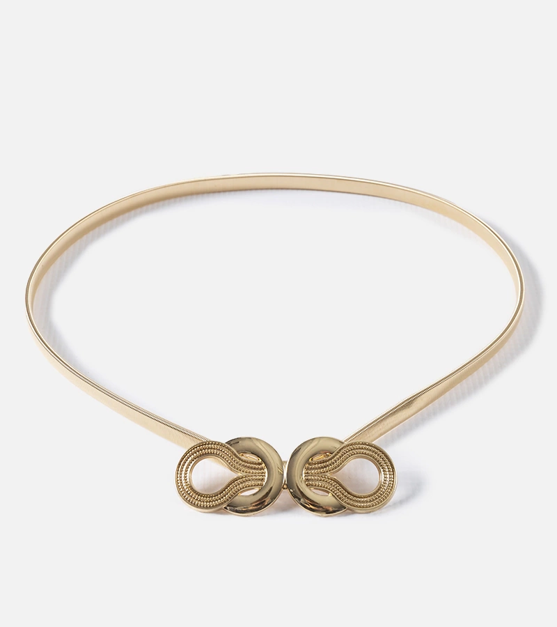 Złoty elastyczny pasek