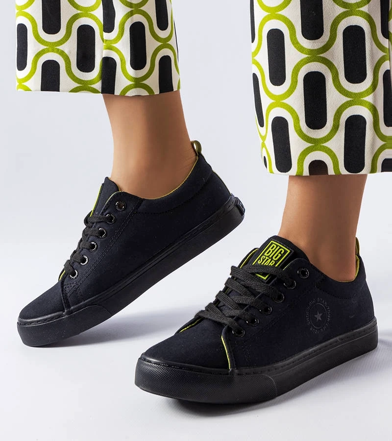 Tenisówki czarne Big Star LL274247