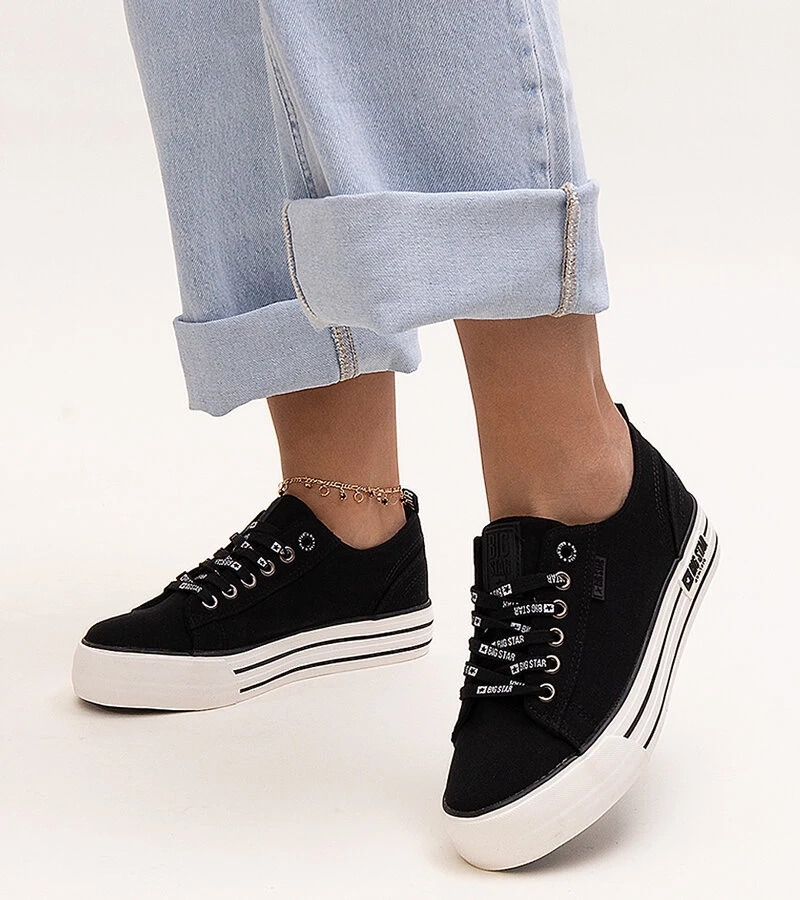 Czarne trampki Big Star KK274013