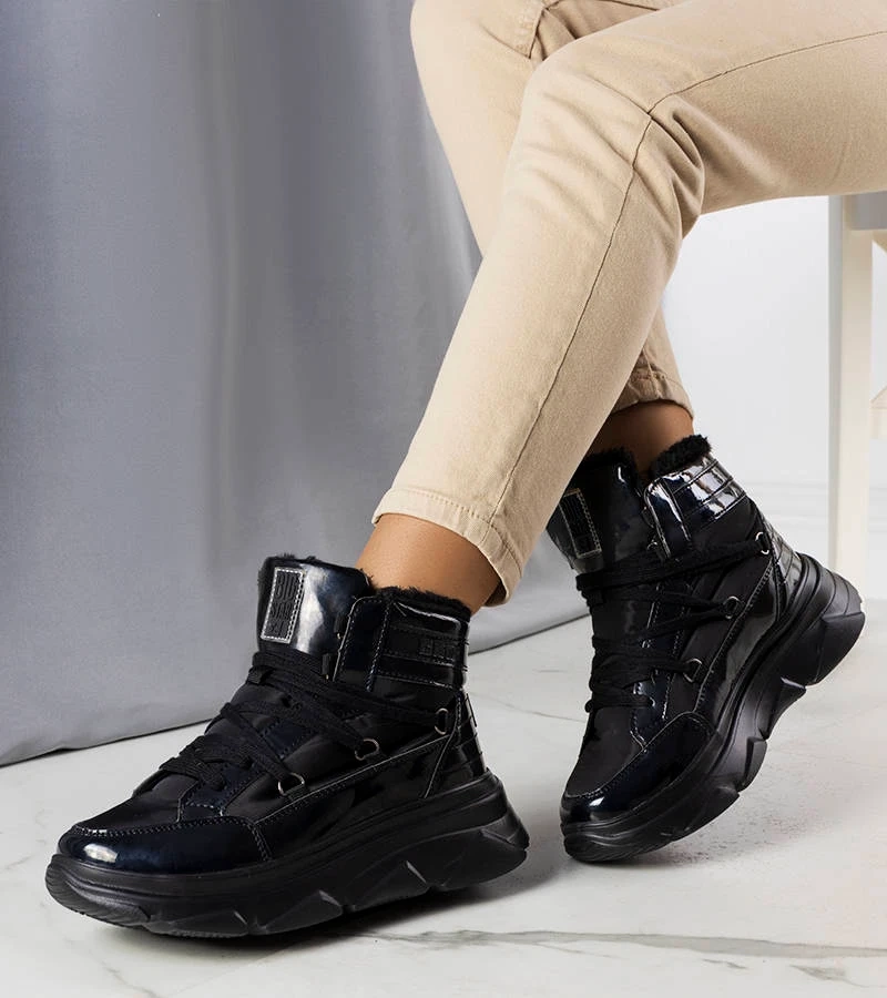 Czarne ocieplane śniegowce Big Star II274311