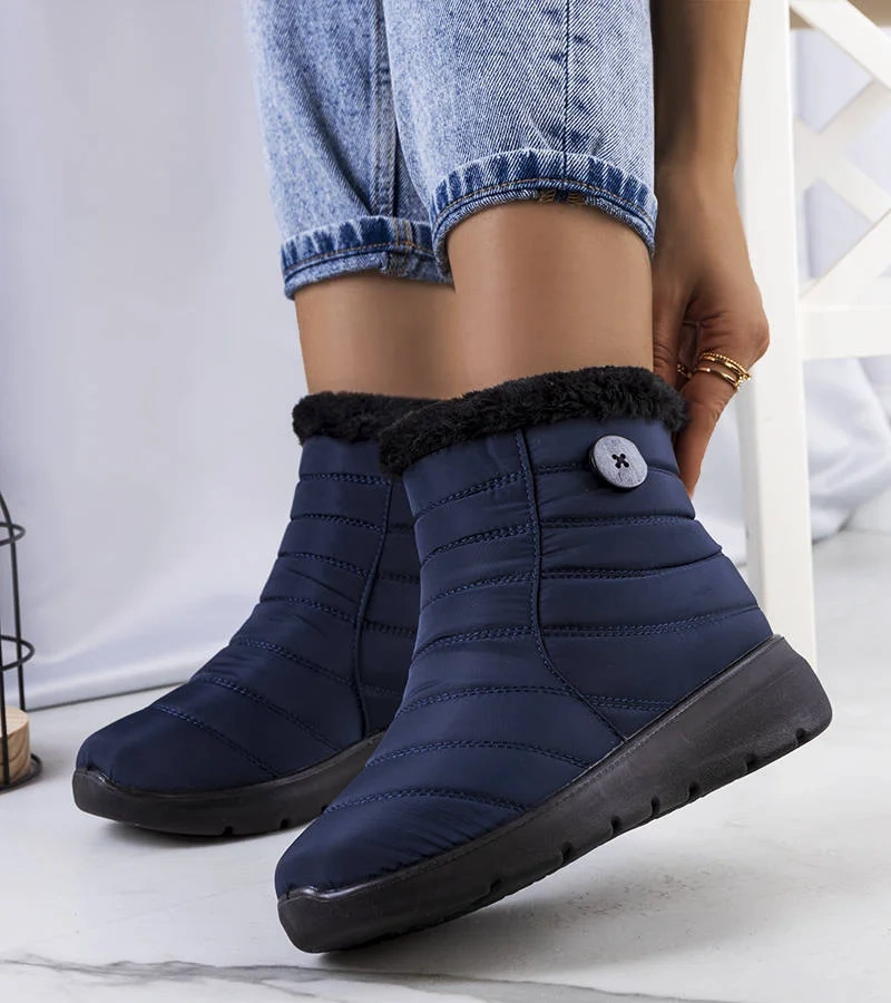 Granatowe śniegowce