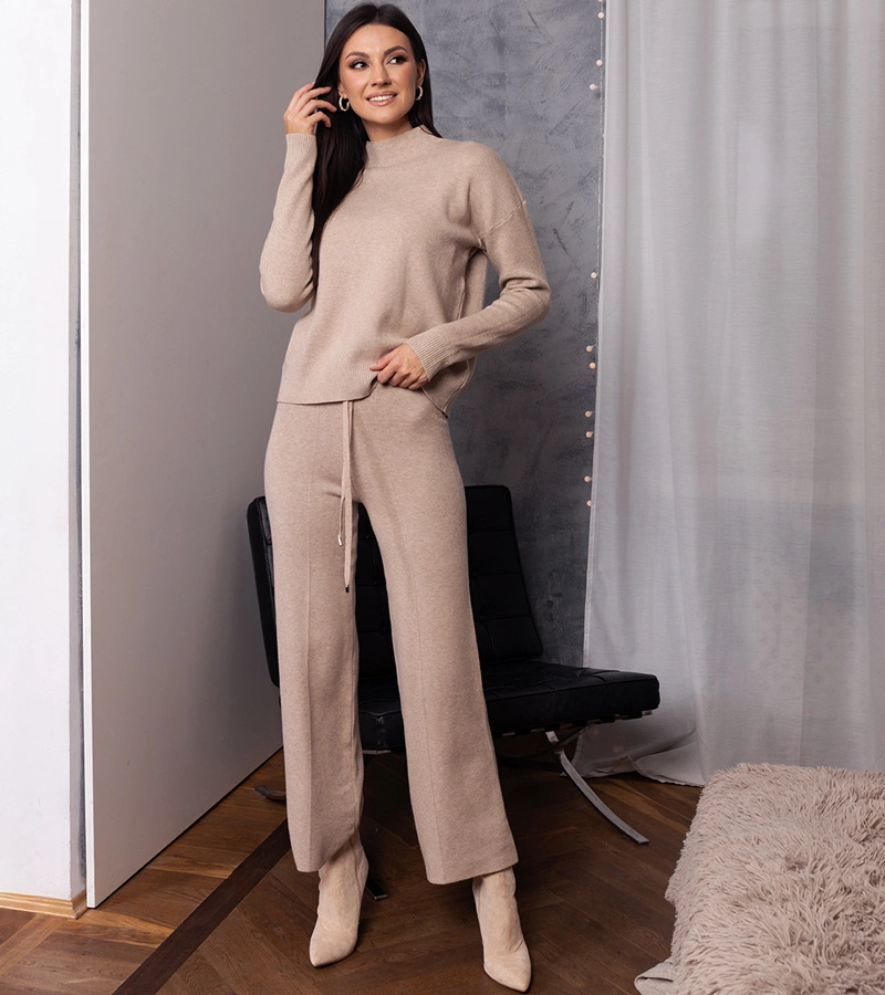 Hers Ciepły sweterkowy komplet