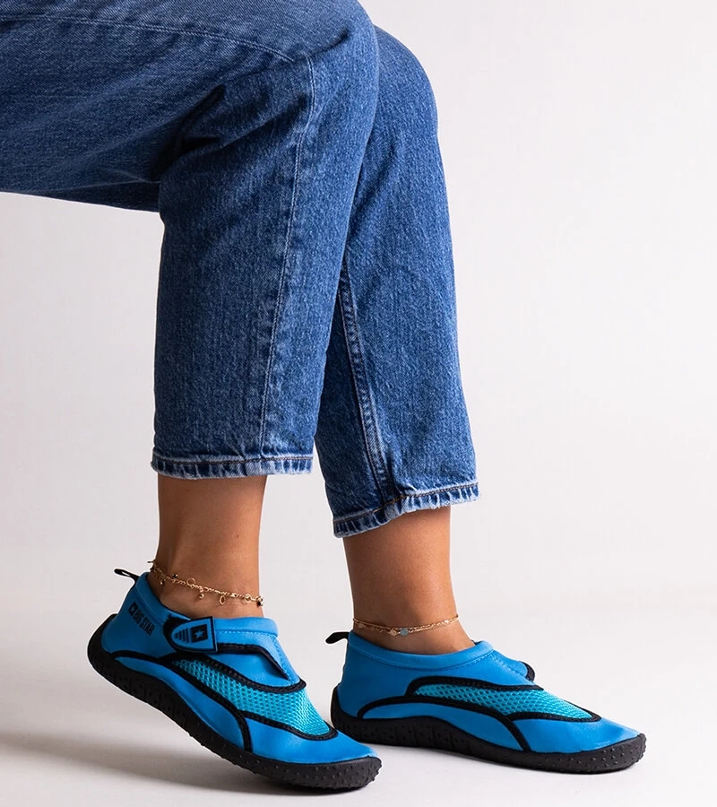 Sportowe niebieskie buty do wody Big Star NN274A806