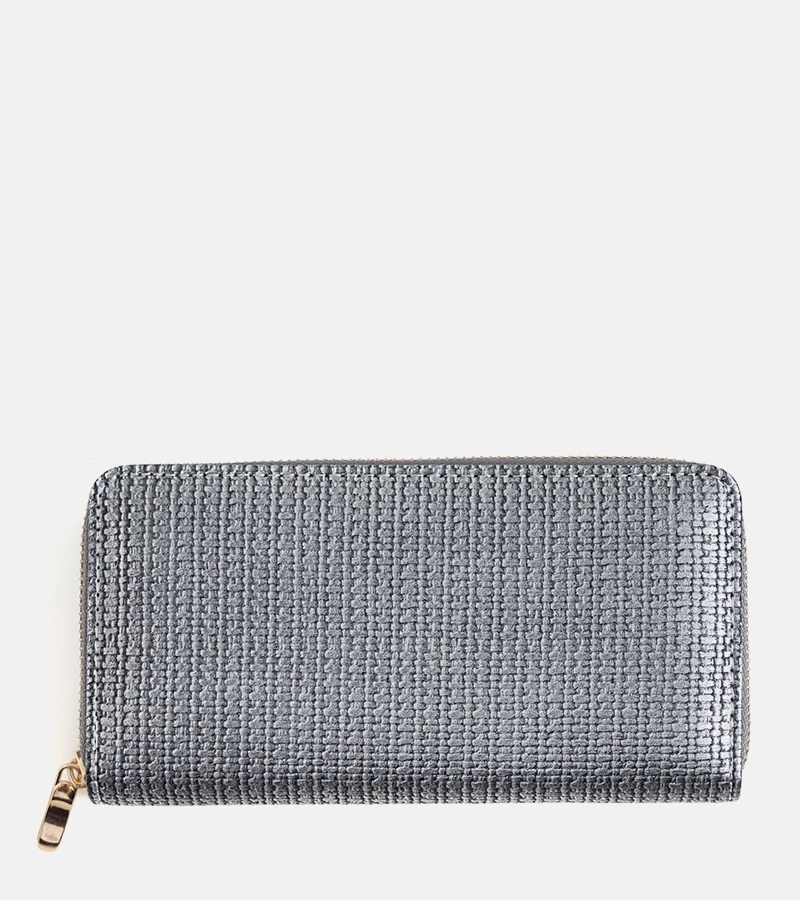 Hers Klasyczny srebrny portfel