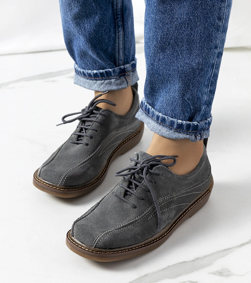 Damskie skórzane półbuty