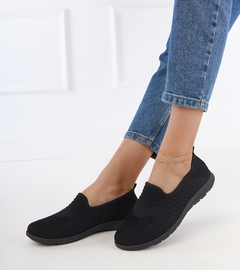 Hers Czarne damskie tenisówki