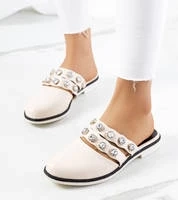 Czarne casualowe klapki