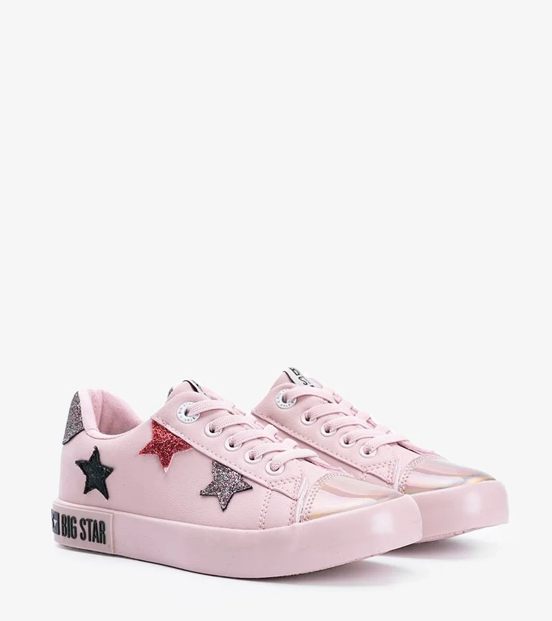 Big Star różowe sneakersy niskie dziecięce Light