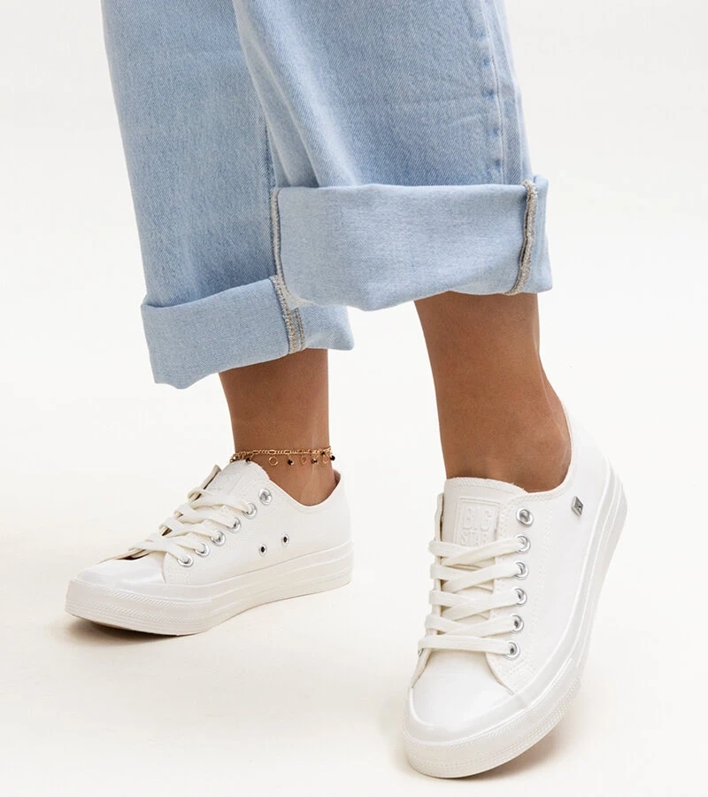 Białe trampki Big Star NN274285