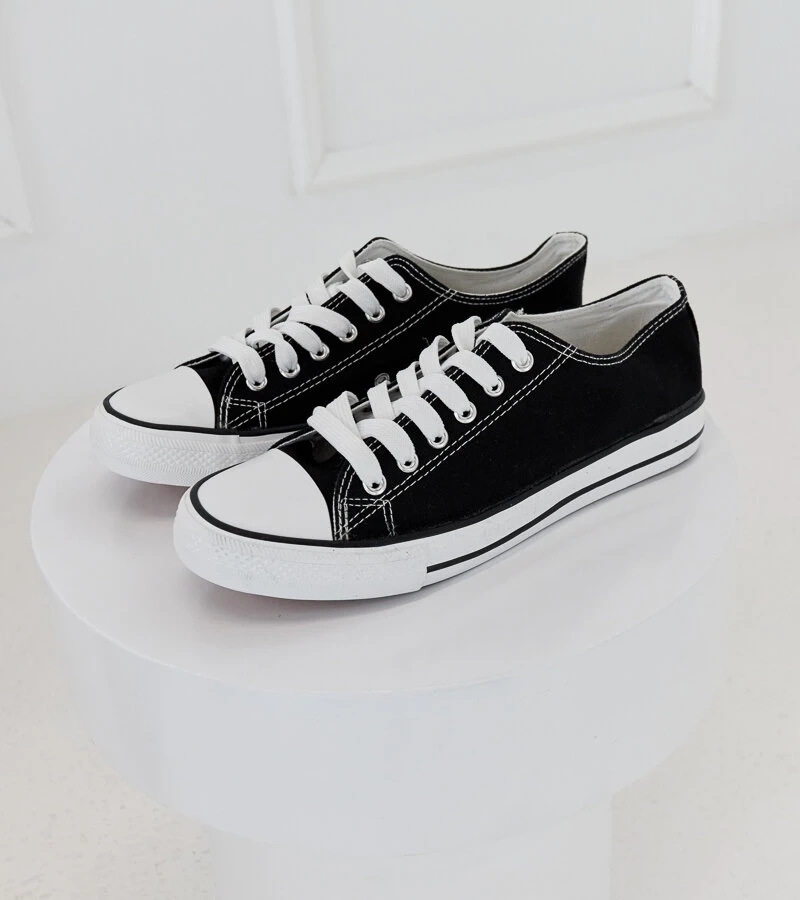 Czarne męskie trampki