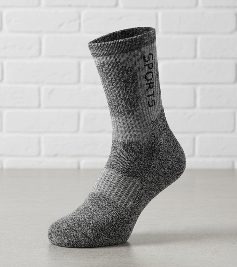 Szare męskie ciepłe skarpetki Nerput