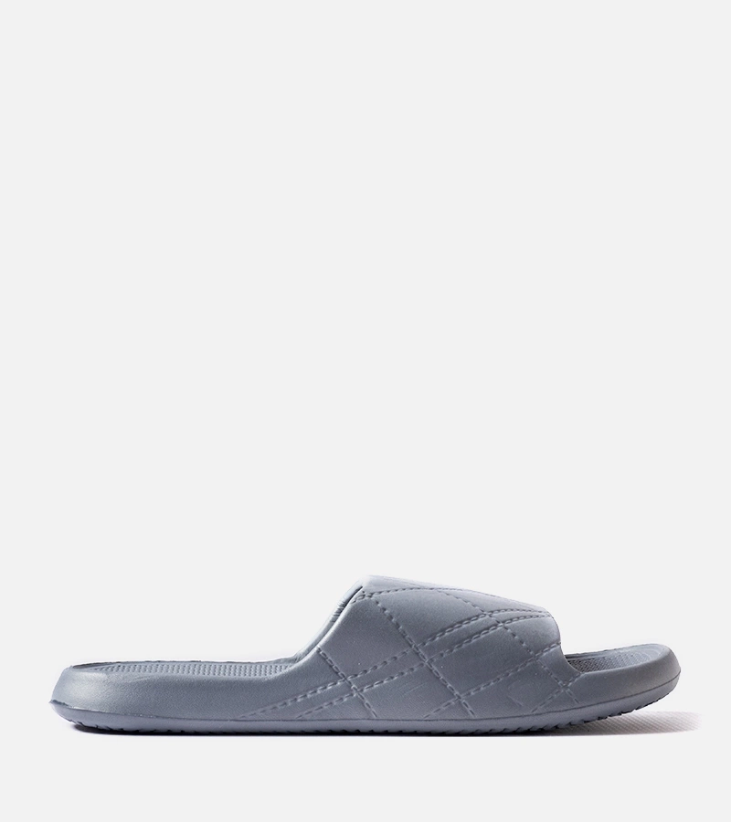 Szare męskie klapki