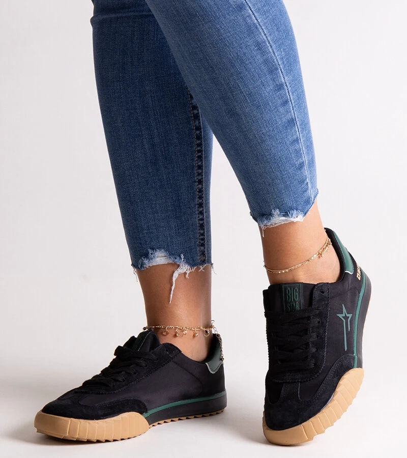 Czarne sneakersy Big Star NN274866