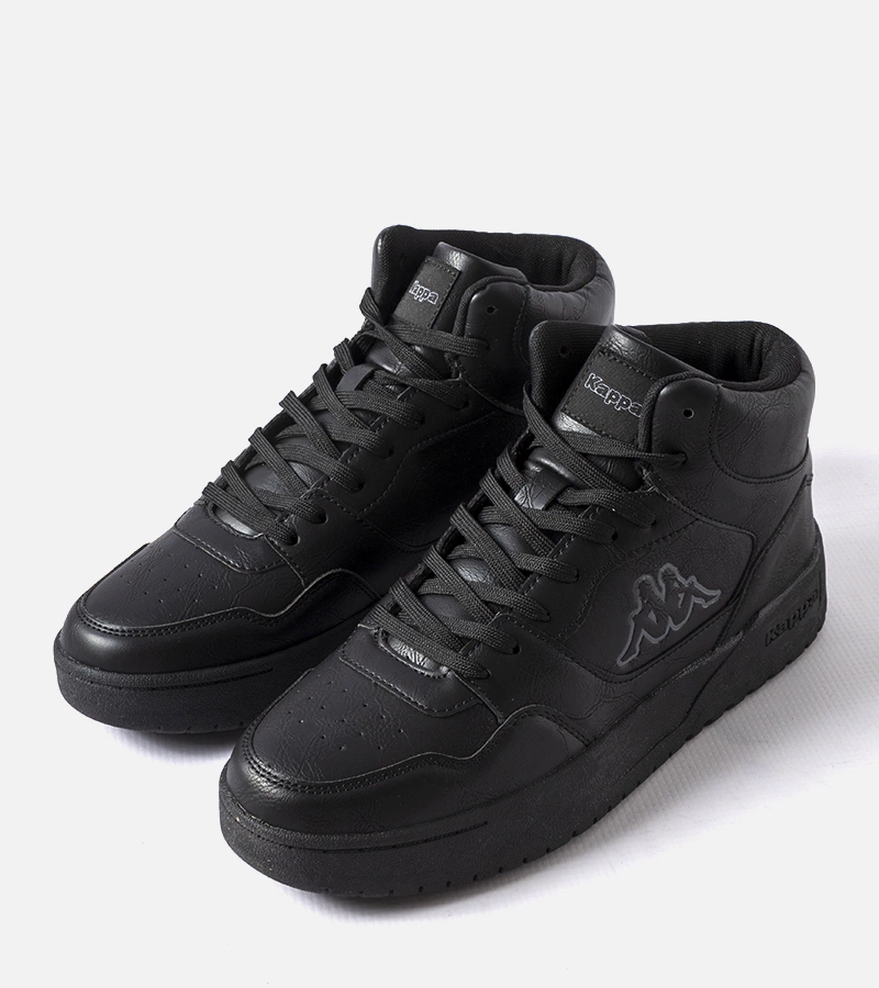Czarne wysokie sneakersy Kappa 243304 Broome