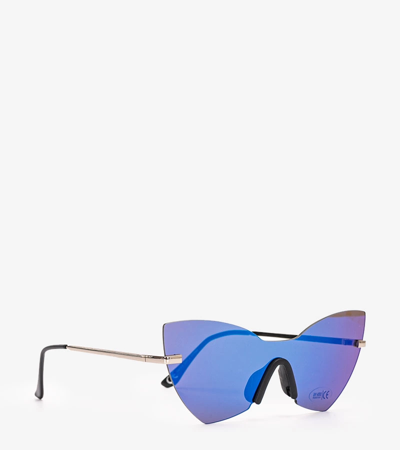 Niebieskie okulary przeciwsłoneczne