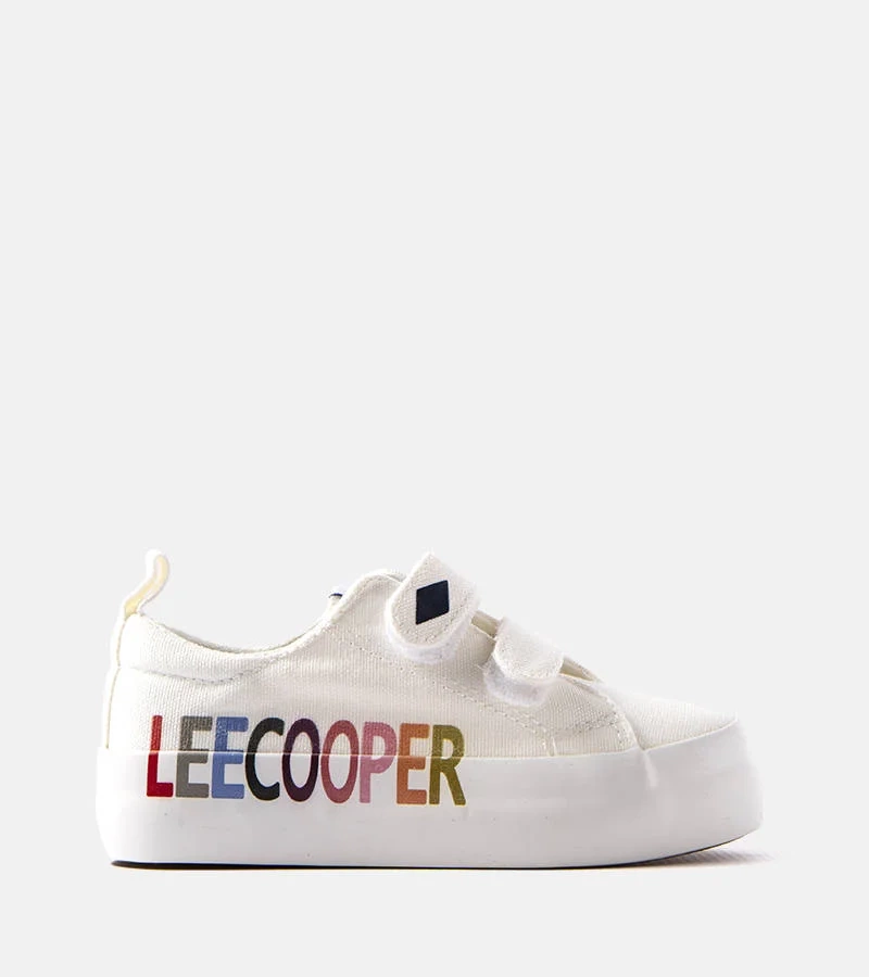 Białe trampki na rzepy dziecięce