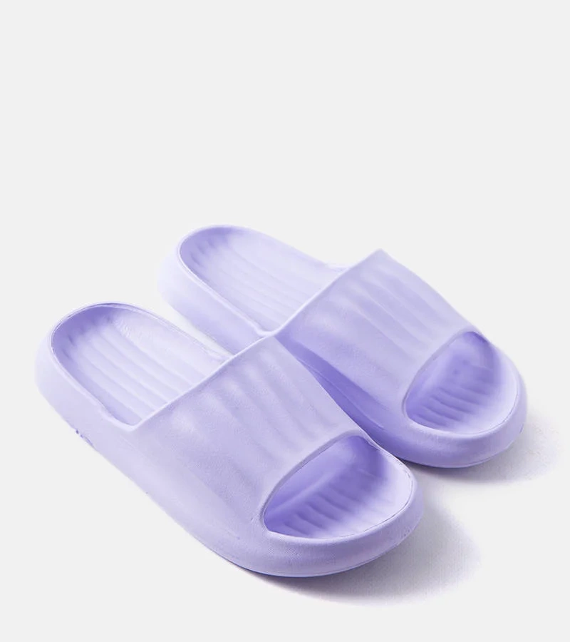 Fioletowe sportowe klapki