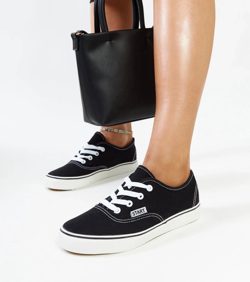 Czarne klasyczne tenisówki