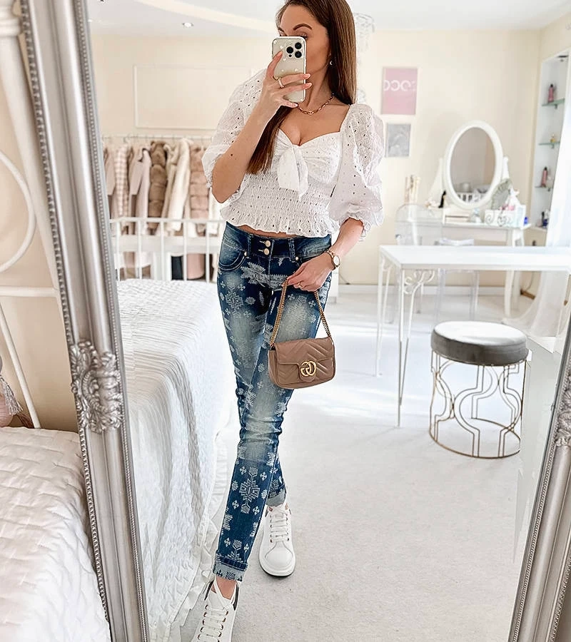 Czarne elastyczne spodnie