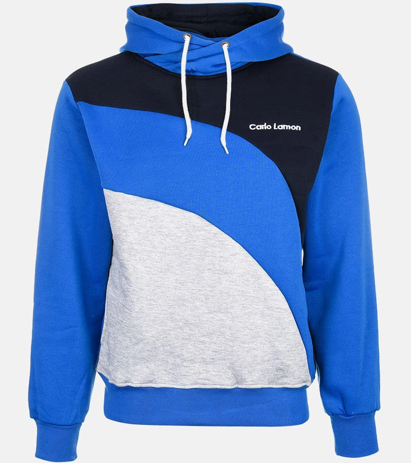 Ciemnoszara męska bluza z kapturem