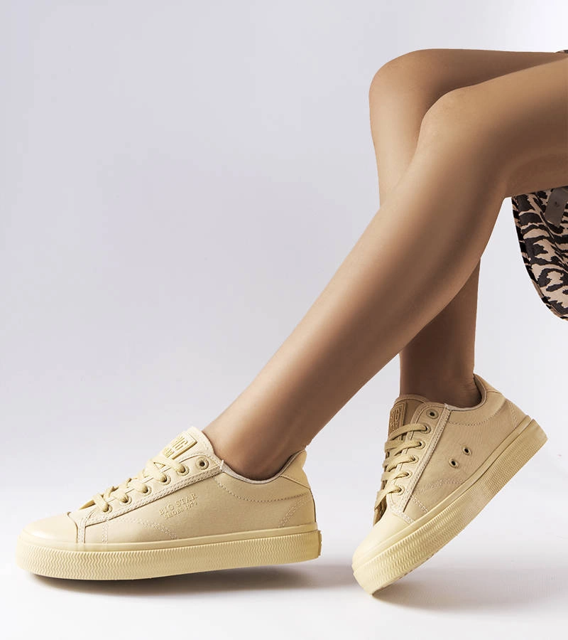 Tenisówki beżowe Big Star LL274094