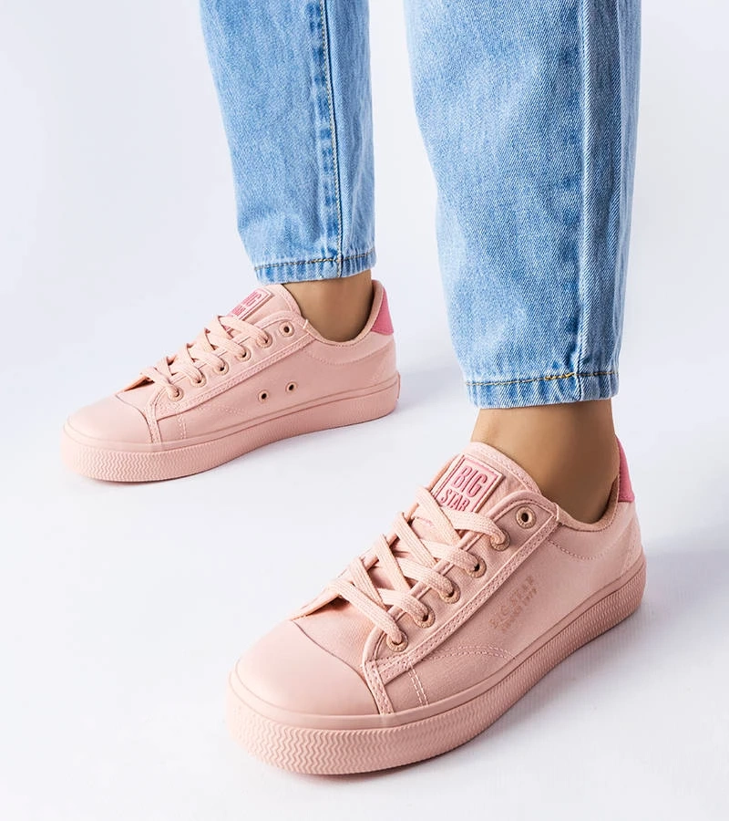 Tenisówki różowe Big Star LL274095