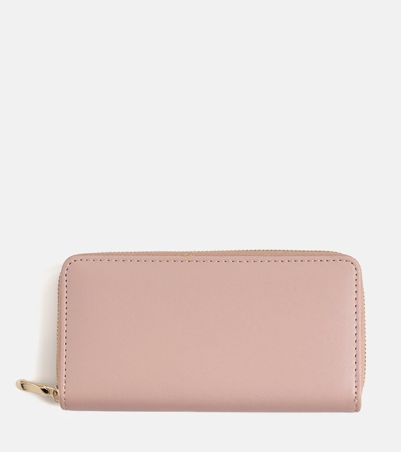 Hers Klasyczny różowy portfel