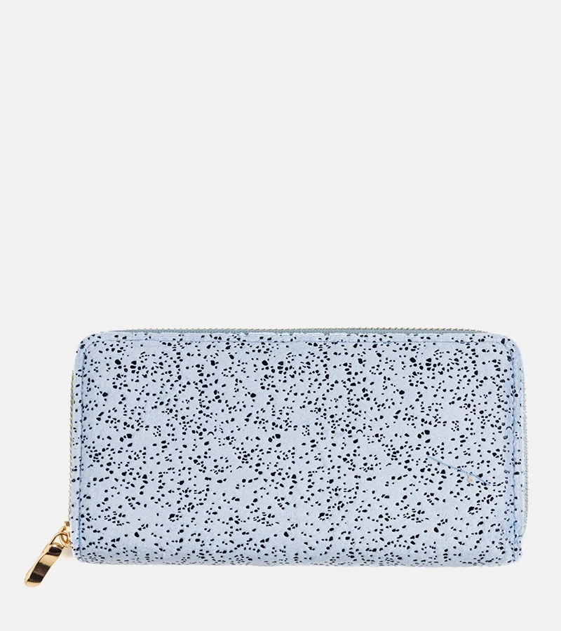 Hers Portfel niebieski w kropeczki