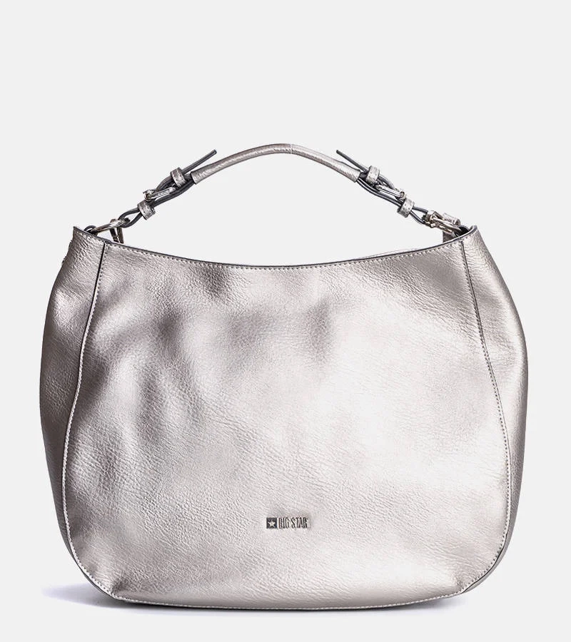 Metaliczna torebka worek Big Star HH574052