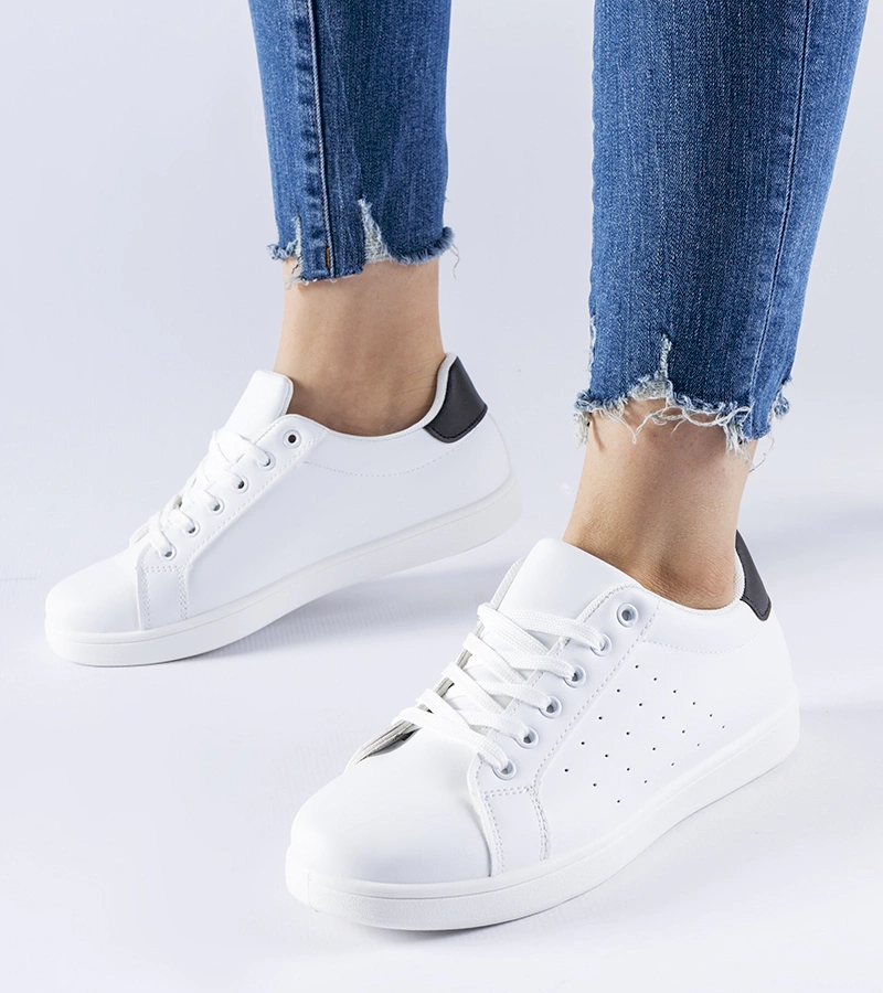 Biało-czarne sneakersy