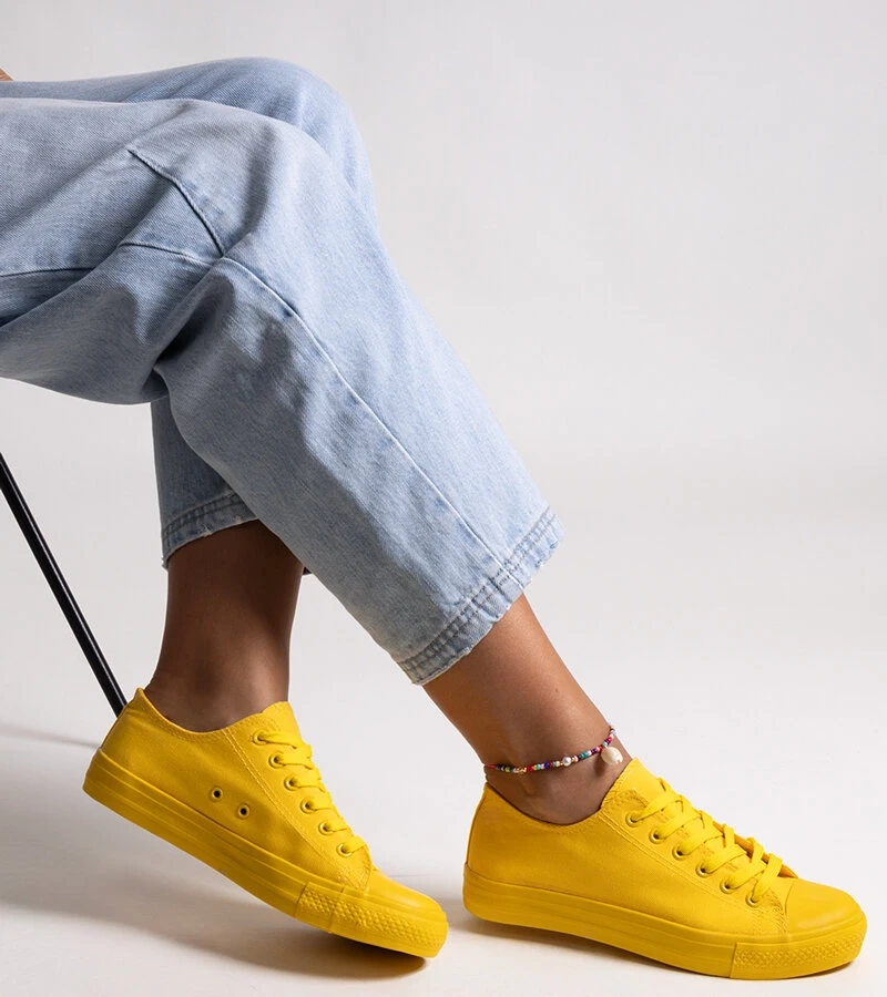 Hers Żółte klasyczne trampki