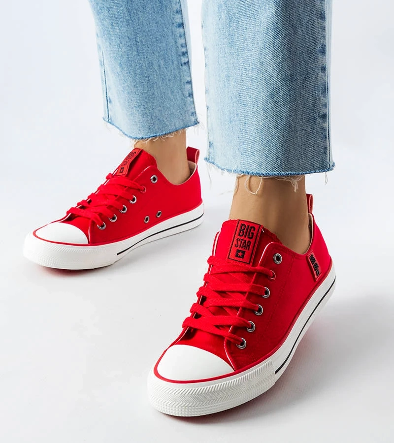 Czerwone trampki Big Star JJ274124