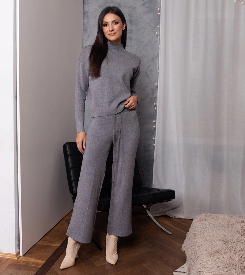 Hers Ciepły sweterkowy komplet