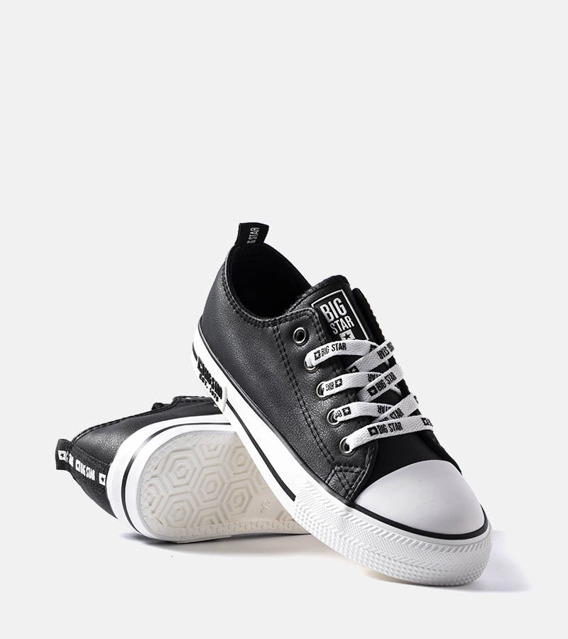 Czarne trampki dziecięce KK374039