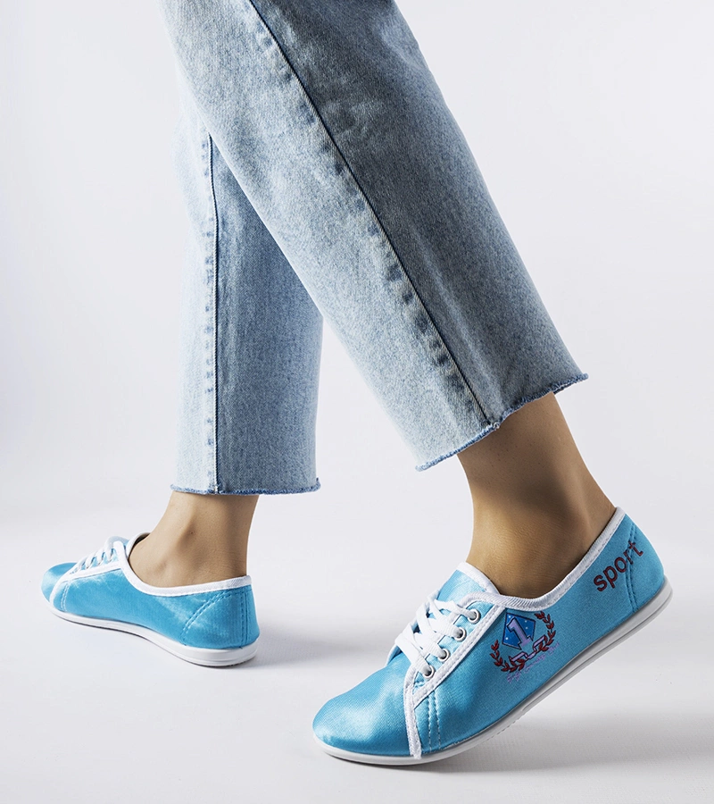 Hers Niebieskie tenisówki