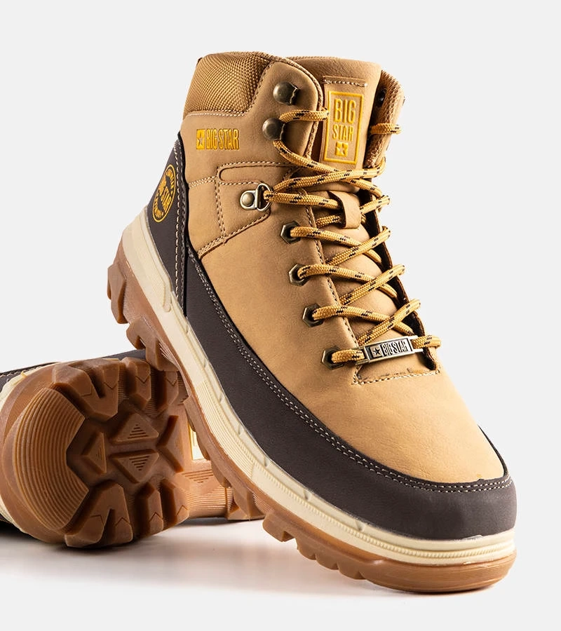 Brązowe trapery męskie Big Star KK174119